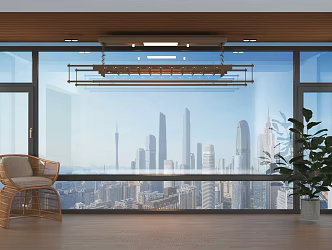 modern floor-to-ceiling windows floor-to-ceiling windows 3d model