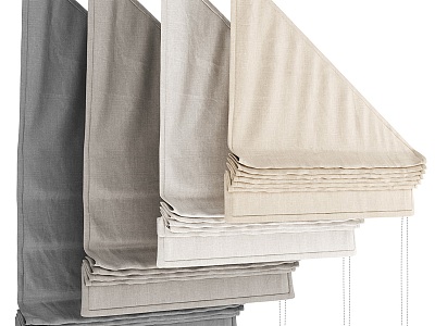 Roman Curtain 3d model