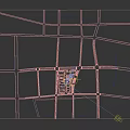 Aerial Planning Of Modern Commercial Building With Facade Windows Parking Area And Green Space