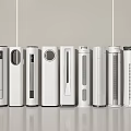 Modern Purifier Humidifier Air Conditioner Fan Machine Air Purifier Vertical Air Conditioner Dehumidifier 3d model