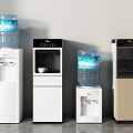 Modern water dispenser direct drinking machine tea bar machine pipeline machine water purifier barreled water 3d model