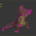 Crocodile Alligator Nile Crocodile carnivore reptile cold-blooded animal reptile 3d model