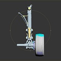 modern aircraft landing gear landing gear aircraft components 3d model