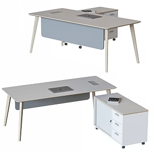 Modern Office Desk Staff Desk Manager Desk Manager Desk Manager Desk Director's Desk Workstation Staff Workstation Leader Desk 3d model