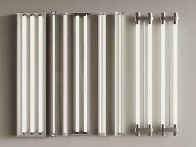 Modern Grid Lamps With Various Designs For Lighting 3d model