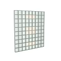 Modern Decorative Wall Decor With Square Tile Design And Metallic Tones