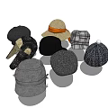 Modern hat 3d model
