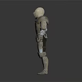 Medieval Knight Armor With Detailed Metal Design Standing On Dark Background