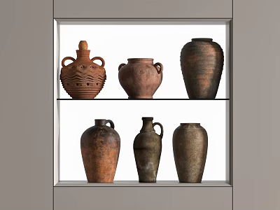 Silent Zen Pottery Pottery Pot Ceramic Pot 3d model