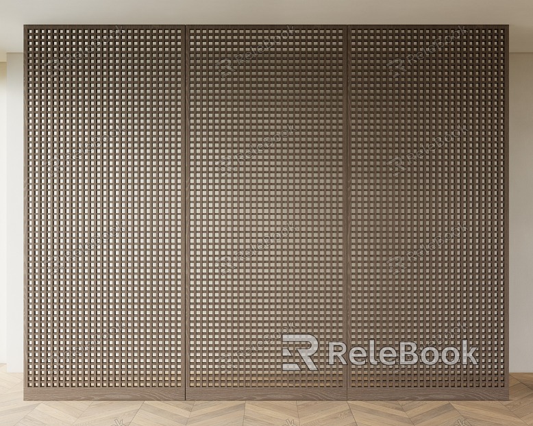 Modern sliding door grille sliding door grille partition model