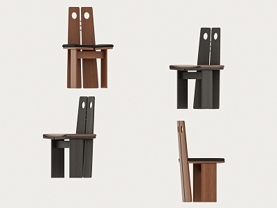 Middle Style Chair Dining Chair model