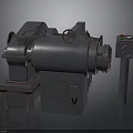Heavy Duty Industrial Metal Equipment With Control Panel And Hand Wheel Structure