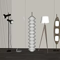 Modern floor lamp 3d model