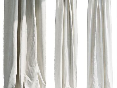 Roman Curtain Fabric 3d model