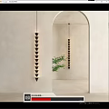 Black Tiered Cone Pendant Lights Near Archway With Neutral Wall And Green Plant
