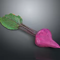 Fresh Purple Beetroot With Green Leaves And Natural Fresh Appearance