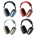 High Quality Wireless Over Ear Headphones With Multiple Colors And Charging Case 3d model