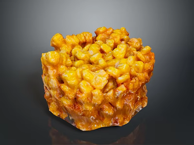 Cheesy Baked Corn Casserole With Golden Crispy Texture And Savory Flavor 3d model
