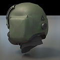 Pilot Helmet Helmet Flight Helmet Flying Helmet Low Face Number Low Model Simple Model Game Sub-era Film and Television Level Super Realistic High Precision 3d model