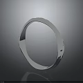 Shiny Silver Bracelet With Sleek Surface And Intricate Details For Fashionable Daily Wear