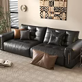 Modern double sofa 3d model