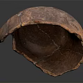 Handmade Ceramic Decorative Bowl Featuring Cracked Texture And Brown Finish For Home Furniture
