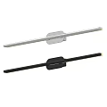 Modern LED Wall Sconce With Black And White Slim Design For Home Lighting Fixture