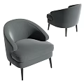 Minotti modern single sofa 3d model