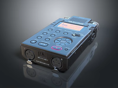 ZOOM H4n Portable Digital Audio Recorder For Computer Compatible USB Interface Professional Recording 3d model