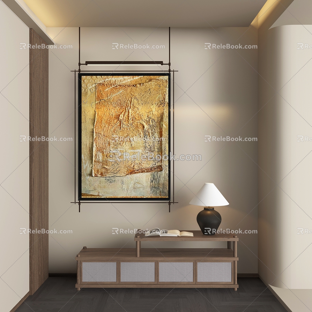 abstract decorative painting model