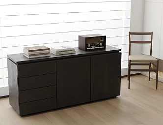 Modern Italian Side Cabinet Low Cabinet 3d model
