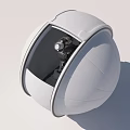 White Circular Commercial Equipment Featuring Modern Sleek Design For Business Applications