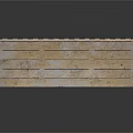 Rustic Natural Wooden Outdoor Bench With Backrest Armrests And Solid Build
