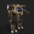 Sci-fi Robot Armed Robot Mech War Robot Artificial Intelligence Future Technology Fighting Robot 3d model
