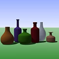 Colorful Decorative Flower Vases With Various Shapes And Bright Hues For Home Decoration