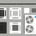 Air conditioner external unit central air conditioner ceiling air conditioner ceiling air conditioner ceiling air conditioner 3d model