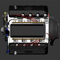Modern Engine Racing Engine Racing Engine Car Engine 3d model