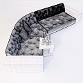 Alien sofa 3d model