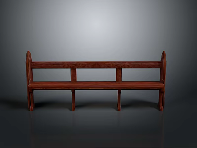 Scenic Natural Landscape With Mountain Forest And Clear Blue Sky View 3d model