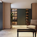 Modern Piano Room With Piano Artwork And Seating