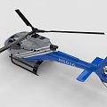 Robinson Helicopter Military Helicopter Rescue Helicopter Civilian Small Helicopter 3d model