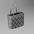 Elegant Silver Ornamental Decor Set With Woven Pattern And Handle Design