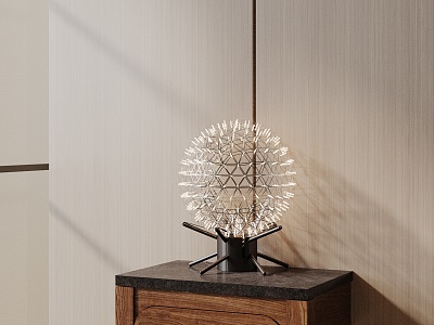 Modern table lamp 3d model