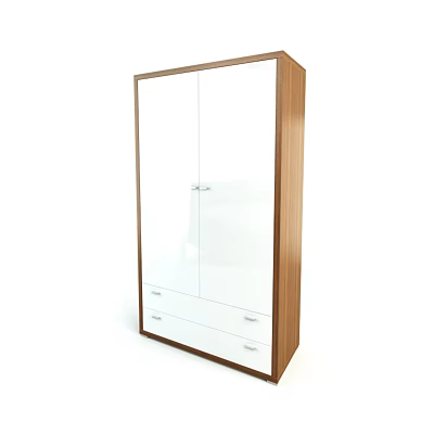 Indoor Furniture Storage Cabinet Wooden Cabinet Wardrobe 3d model