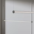Modern Double Rod Pendant Light With Sleek Metallic Design For Interior Decoration
