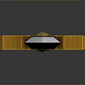 Mythical Weapon With Silver Sword Blade Blue Glowing Patterns And Golden Wing Shaped Hilt