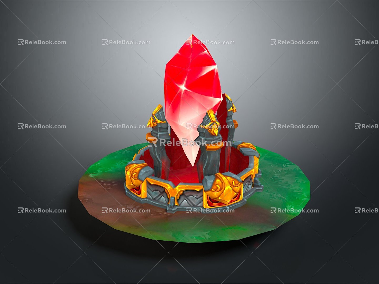 Crystal Crystal Ore Crystal Mineral Gem Ore Crystal Crystal Crystal Mineral Crystal Blue Crystal 3d model