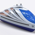 Yacht Cruise Ship 3d model