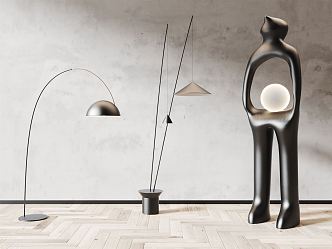 Modern floor lamp Simple floor lamp 3d model