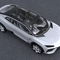 White Luxury Sports SUV With Modern Sleek Design